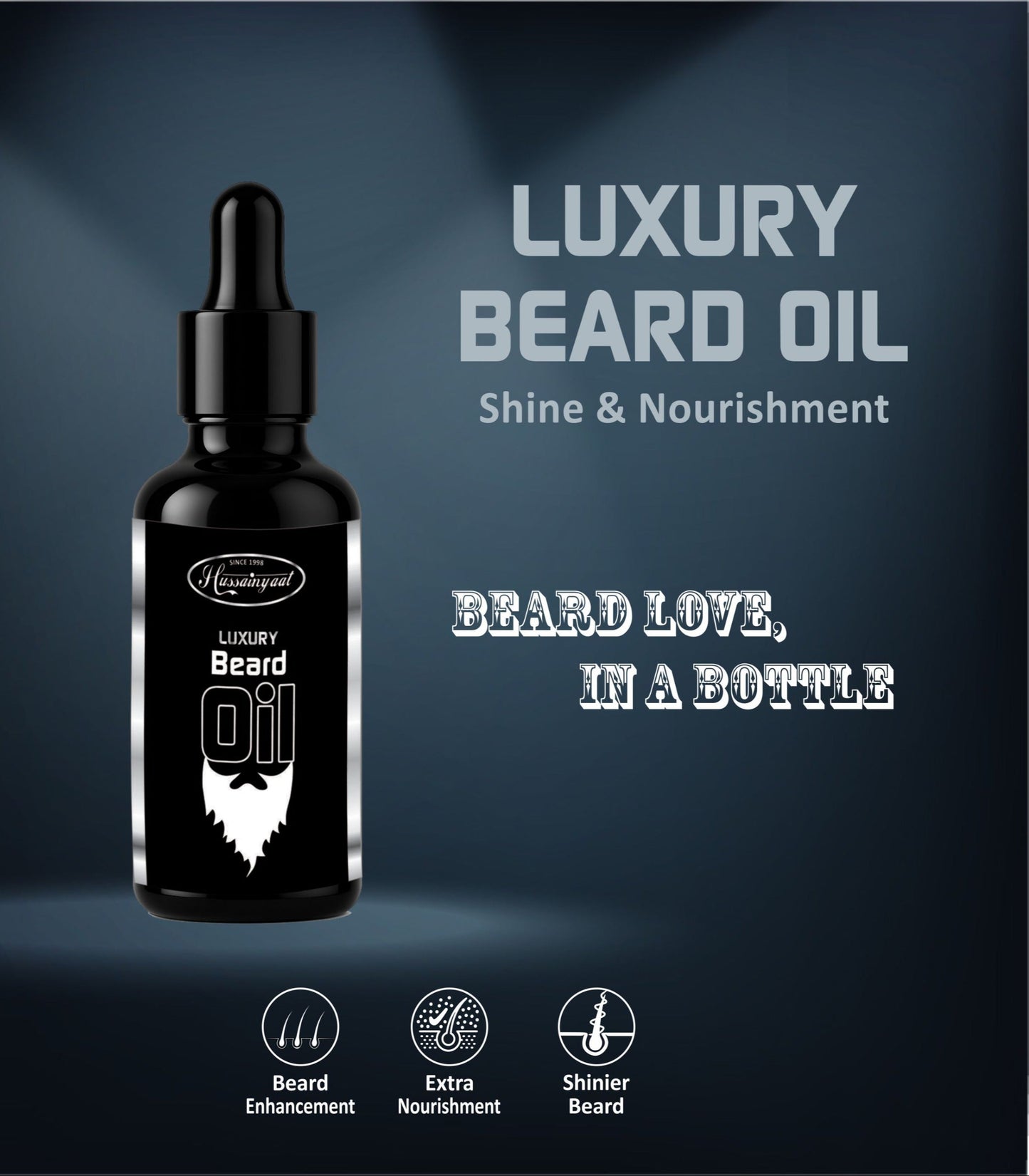 Luxury Beard Oil 30 ml by Hussainyaat